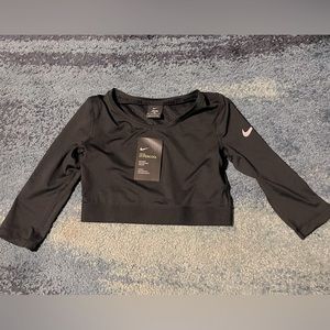 Nike crop workout too with mesh back! Never worn!